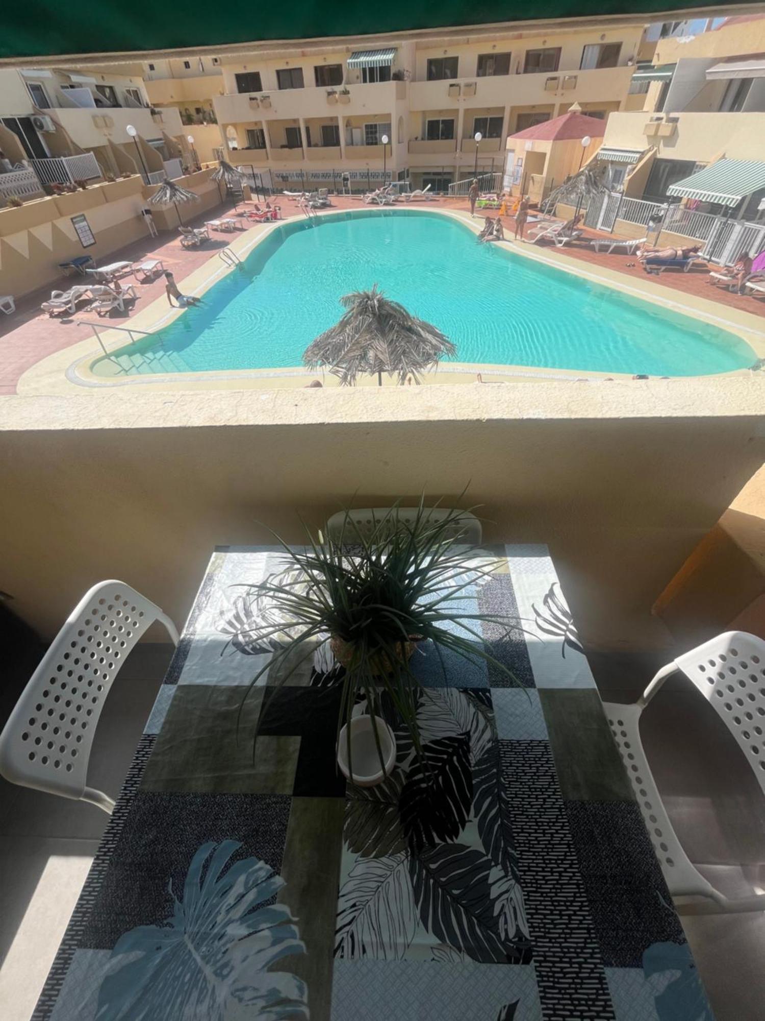 Sunny Pool View & Airco Apartament Symon Mareverde Costa Adeje  Eksteriør billede
